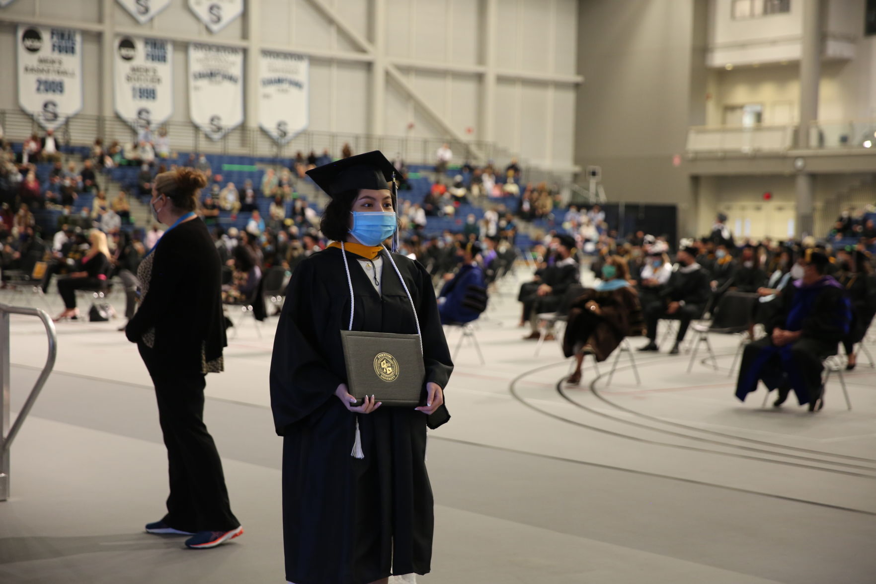 Stockton University commencement Tuesday, May 11, 2021 at the Galloway Township campus